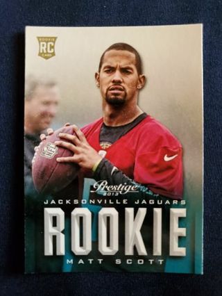 2013 Panini Prestige Rookie Matt Scott