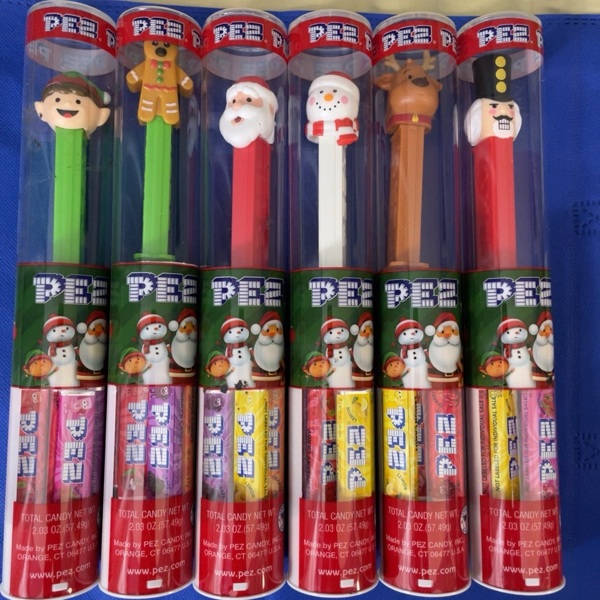 Free PEZ Christmas set of 6NEW/SEALED Collectible Toys