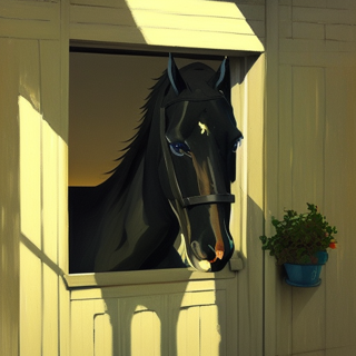 Listia Digital Collectible: Black Horse
