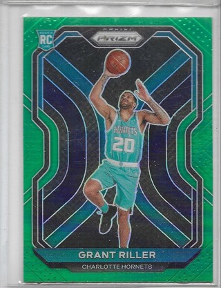 Grant Riller 2020-21 Prizm Prizms Green #295