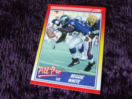 1990 Reggie White Philadelphia Eagles Score Card #574 Hall of Famer