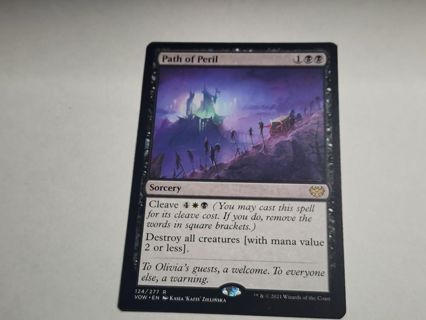 Magic the gathering mtg Path of Peril rare card Crimson Vow