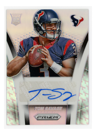 Tom Savage - Pittsburgh - Texans - 2014 Panini Prizm Rookie Autographs Prizms Pink /150