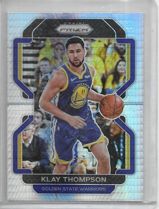 Klay Thompson 2021-22 Prizm Prizms Hyper #92