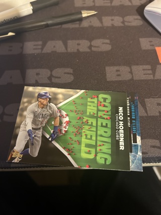 2024 topps covering the field nico hoerner