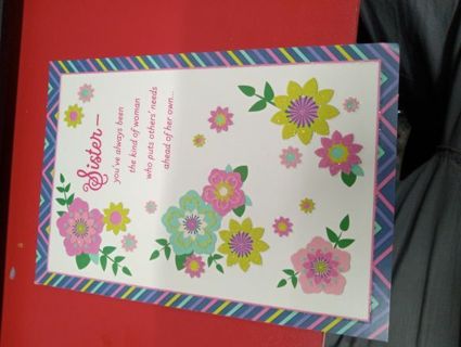Beautiful Sister Mother's Day card