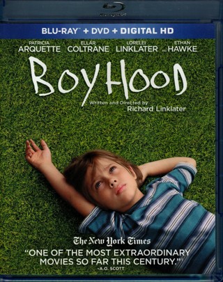 Boyhood - Blu-Ray/DVD starring Patricia Arquette, Ethan Hawke, Ellar Coltrane