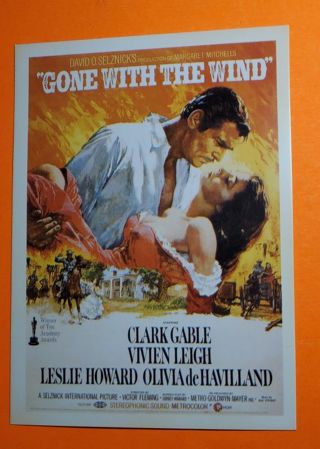 Gone With the Wind Postcard