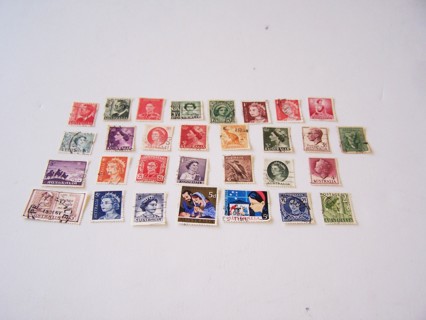 Australia Postage Stamps Used/Cancelled Set of 30