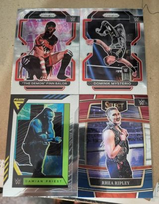 Panini WWE The Judgement Day Cards Ripley, Balor, Priest, Mysterio