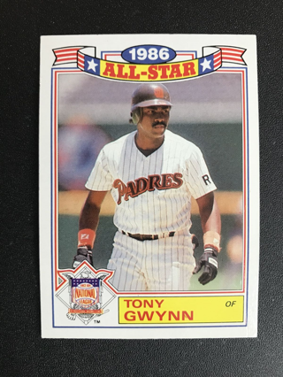1987 Topps All Star #6 Tony Gwynn