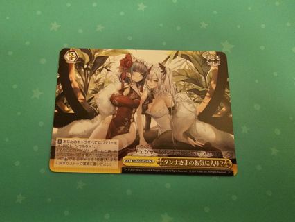 Japanese anime weiss schwarz card