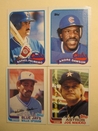 Baseball Lot #663: Niekro, Dawson, Upshaw, Palmeiro