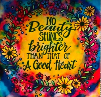 A good heart is beautiful - 3 x 4” MAGNET - GIN ONLY