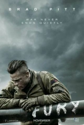 "Fury" SD "Vudu or Movies Anywhere" Digital Movie Code