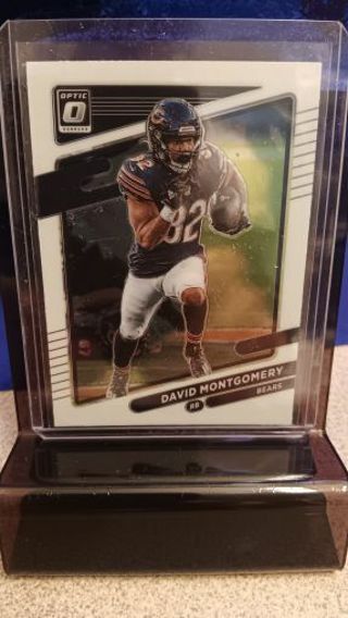 2021 DONRUSS OPTIC DAVID MONTGOMERY #79 CHICAGO BEARS