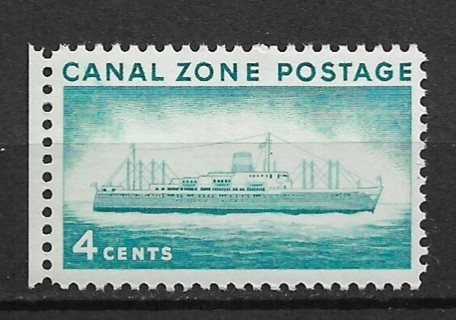 1958 Canal Zone 4¢ S.S. Ancon MNH