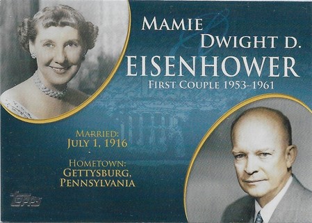  2008 Topps Update First Couples #FC32 Dwight D. Eisenhower/Mamie Eisenhower