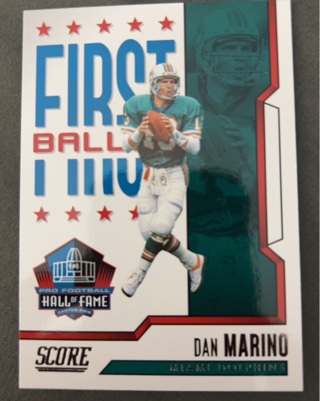 2023 Score Dan Marino First Ballot 