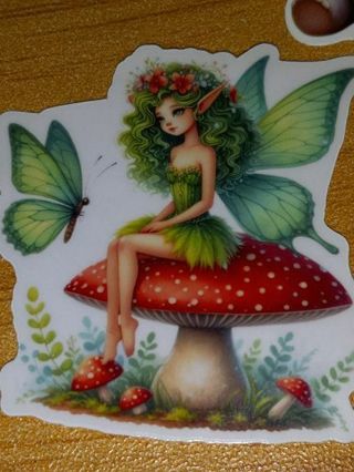 Fairy one small self adhesive sticker no refunds regular mail only Very nice quality!