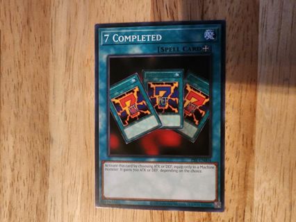 Yugioh 7 Completed spell card