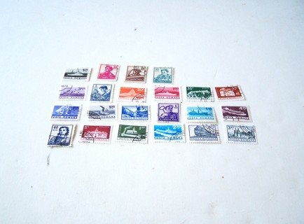 Romania Postage Stamps used set of 22