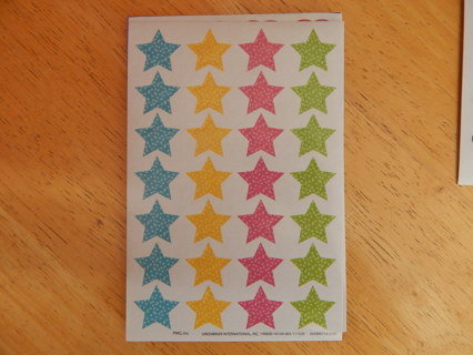 Colorful Fun sheet of REWARD STARS stickers--New