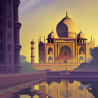 Listia Digital Collectible: A View of The Taj Mahal