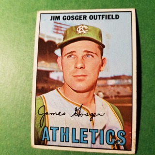 1954 - TOPPS BASEBALL CARD NO. 17 - JIM GOSGER - A'S