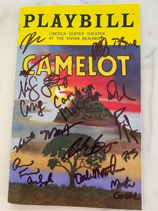 Camelot Signed Playbill