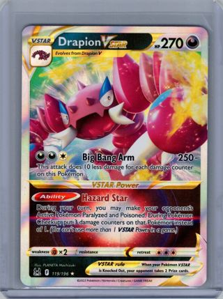 Pokémon TCG Drapion Vstar Lost Origin 119/196 Holo Ultra Rare