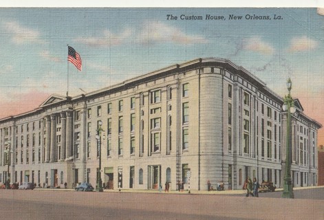 Vintage Unused Postcard: c: The Custom House, New Orleans, LA