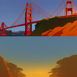 Listia Digital Collectible: A View of The Golden Gate Bridge