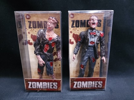 New Lot of 2 packs Set Zombies 4 in Digo Toy Figures Halloween Miniature Scary