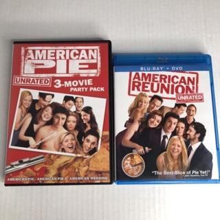 American Pie, American Pie 2, American Wedding, American Reunion DVD movie Blu-ray 