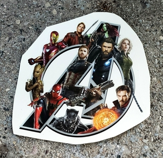 THE AVENGERS WALL DECALS STYLE 2