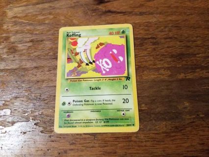 Pokemon Team Rocket Set Koffing 58/82