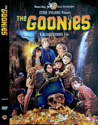 THE GOONIES by STEVEN SPIELBERG DVD=ORIGINAL CASE