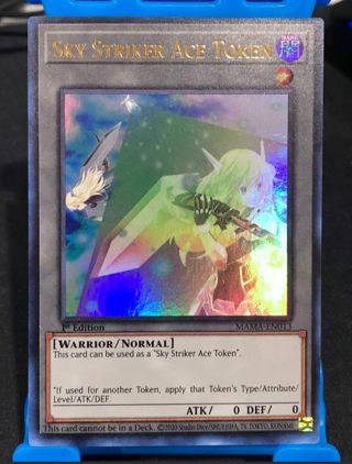 Ultra Rare Holo Yugioh Token Card Sky Striker Ace