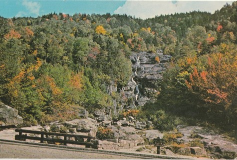 Vintage Unused Postcard: o: Silver Cascades, Crawford Notch, NH
