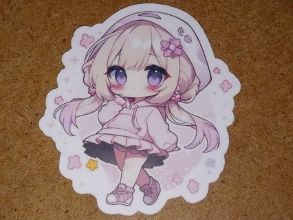 Anime Cute one new vinyl sticker no refunds regular mail win 2 or more get bonus