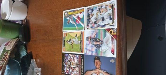 Pittsburgh Pirates 6 Card Lot