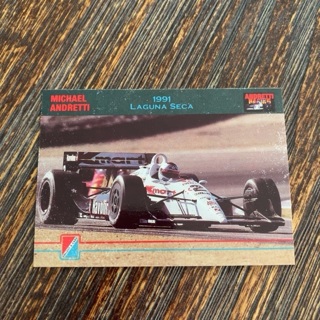 1992 Collect-A-Card Andretti Racing - [Base] #45  Michael Andretti