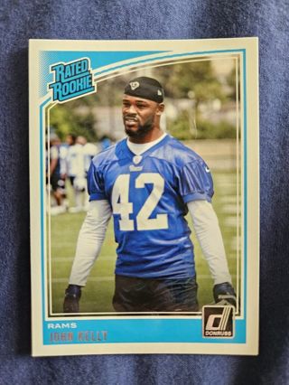 2018 Donruss Rated Rookie John Kelly