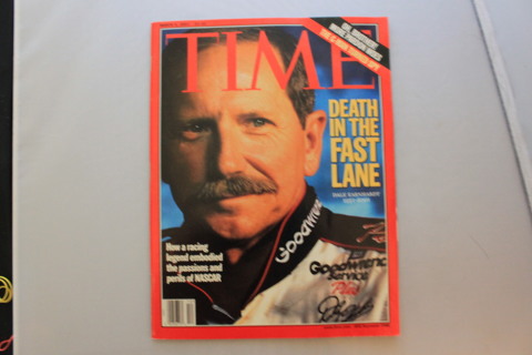 DALE EARNHARDT- TIME MAGAZINE