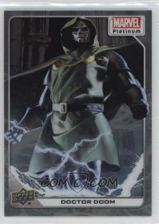 DOCTOR DOOM 2023 UPPER DECK MARVEL PLATINUM CHROME TRADING CARD