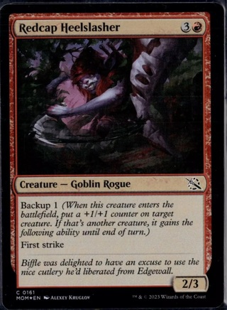 Redcap Heelslasher Foil NM-Mint MTG Magic The Gathering