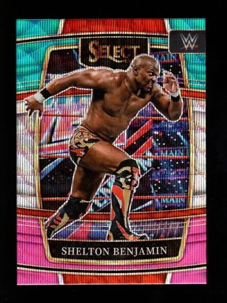 2022 WWE Select Shelton Benjamin Concourse Tri-Color Prizm #38 