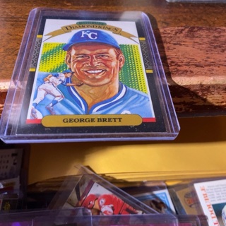 1987 donruss Diamond kings George Brett baseball card 