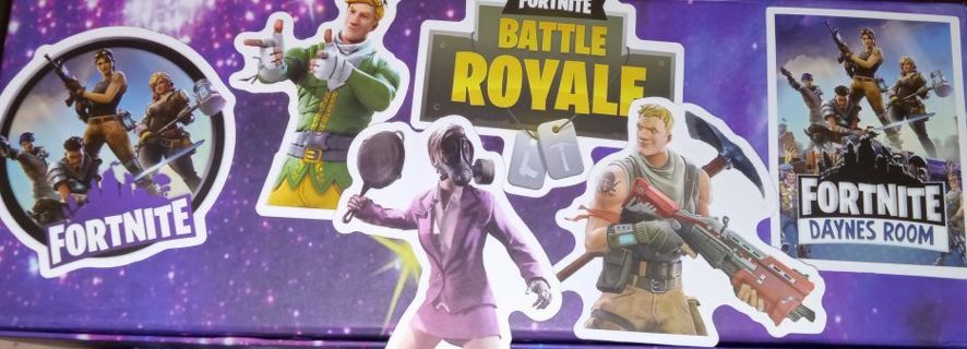 Fortnite stickers w/GIN bonus